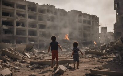 As marcas da guerra nas crianças refugiadas