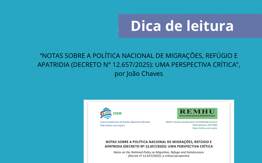 Nova Política de Migração acende debate sobre proteção de crianças e adolescentes