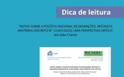 Nova Política de Migração acende debate sobre proteção de crianças e adolescentes